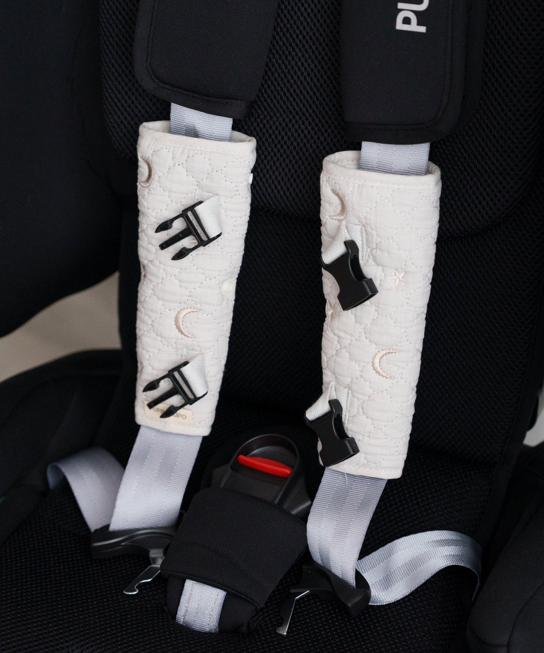 Child Car Seat Belt Positioning Cover (Ibul fabric with Moroccan design)