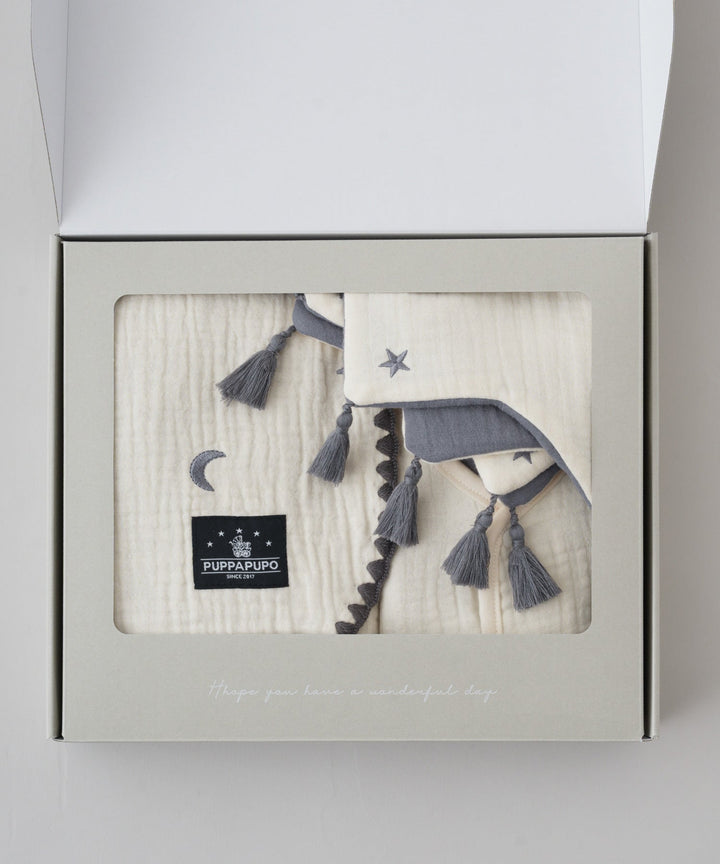 Baby shower gift 6-ply gauze 3-piece set