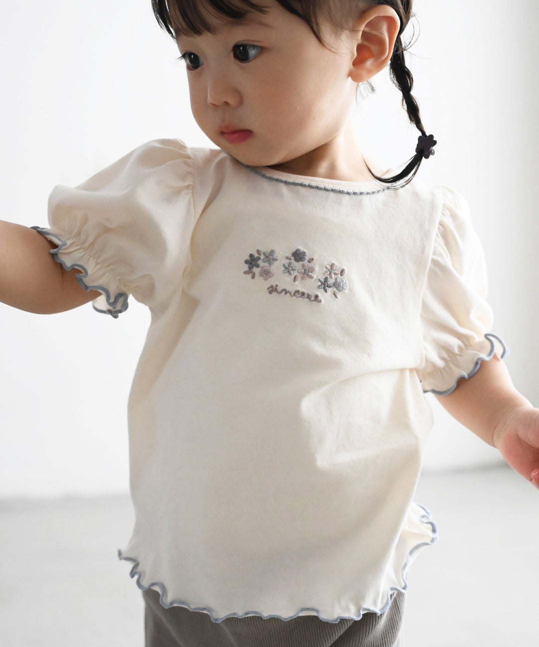 Puff-Sleeve Short-Sleeve T-Shirt