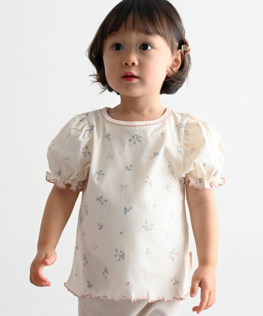 Puff-Sleeve Short-Sleeve T-Shirt