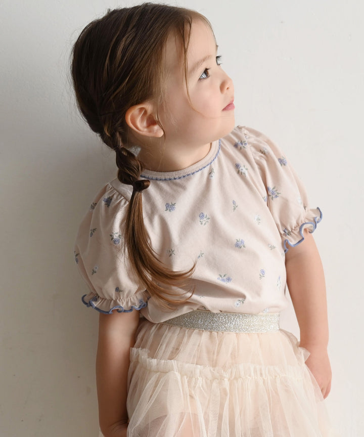 Puff-Sleeve Short-Sleeve T-Shirt