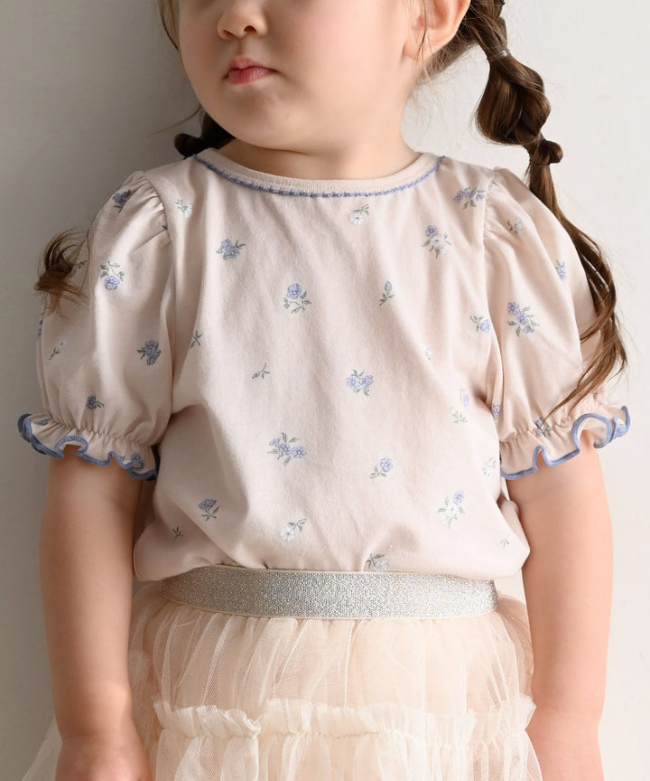 Puff-Sleeve Short-Sleeve T-Shirt