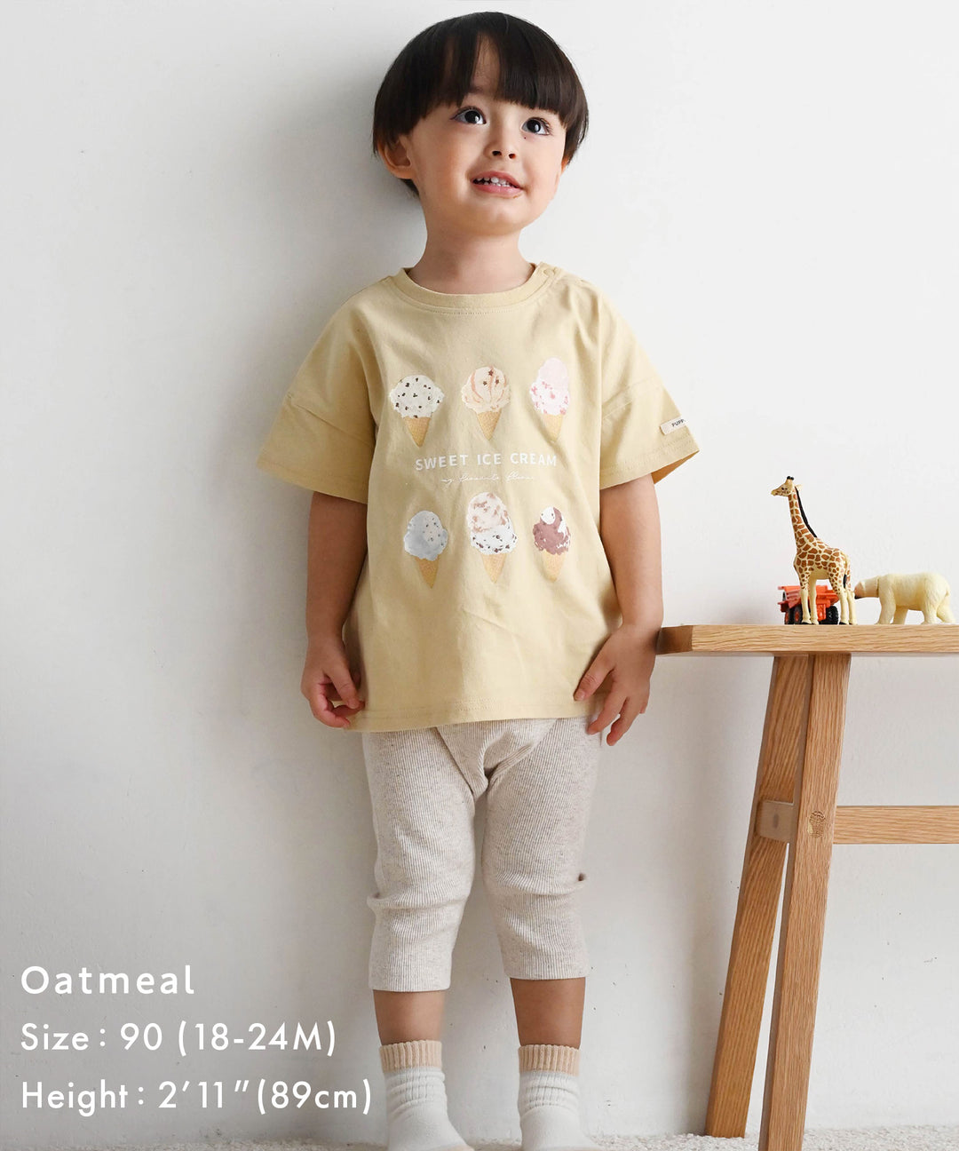 3/4-Length Ribbed Leggings