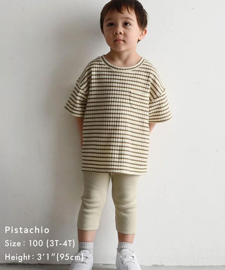 3/4-Length Ribbed Leggings