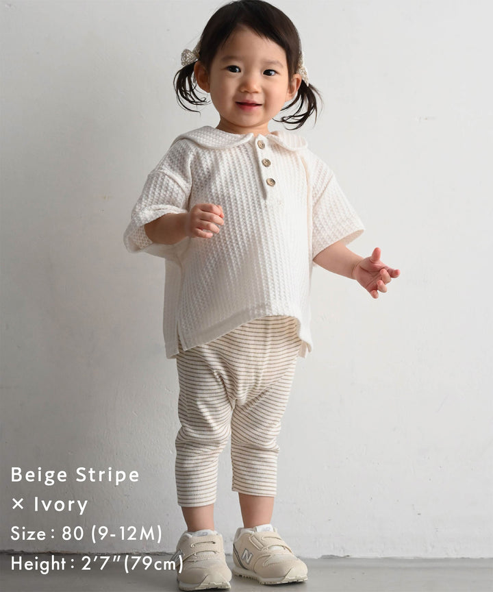 3/4-Length Ribbed Leggings