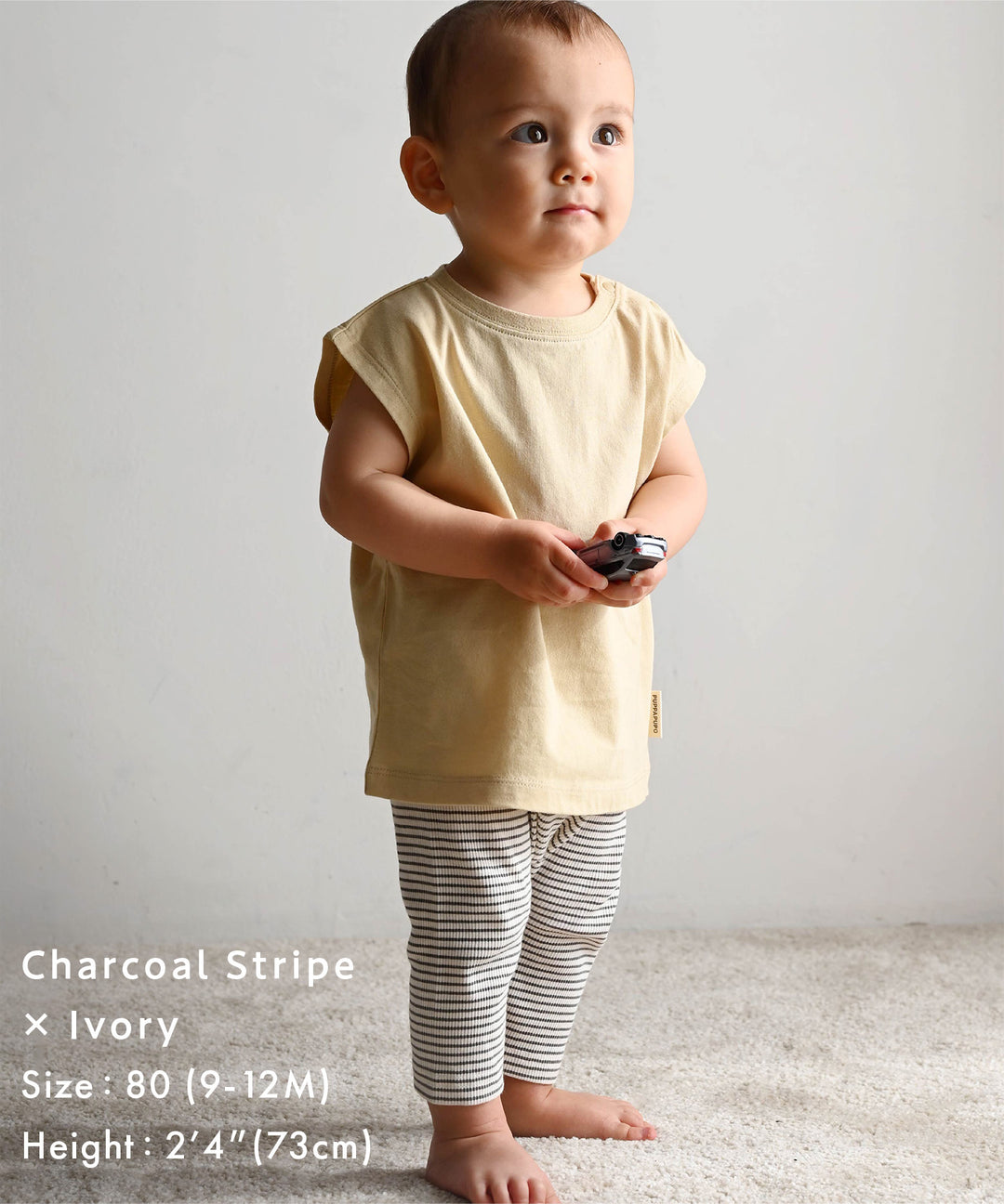 3/4-Length Ribbed Leggings