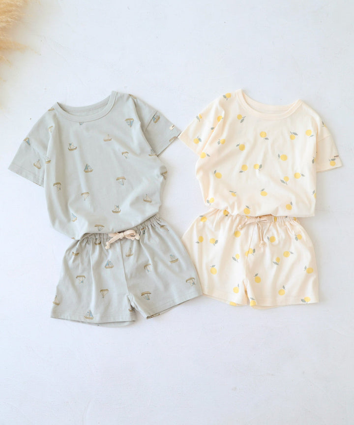 Short-Sleeve T-shirt and Shorts 2-piece Set