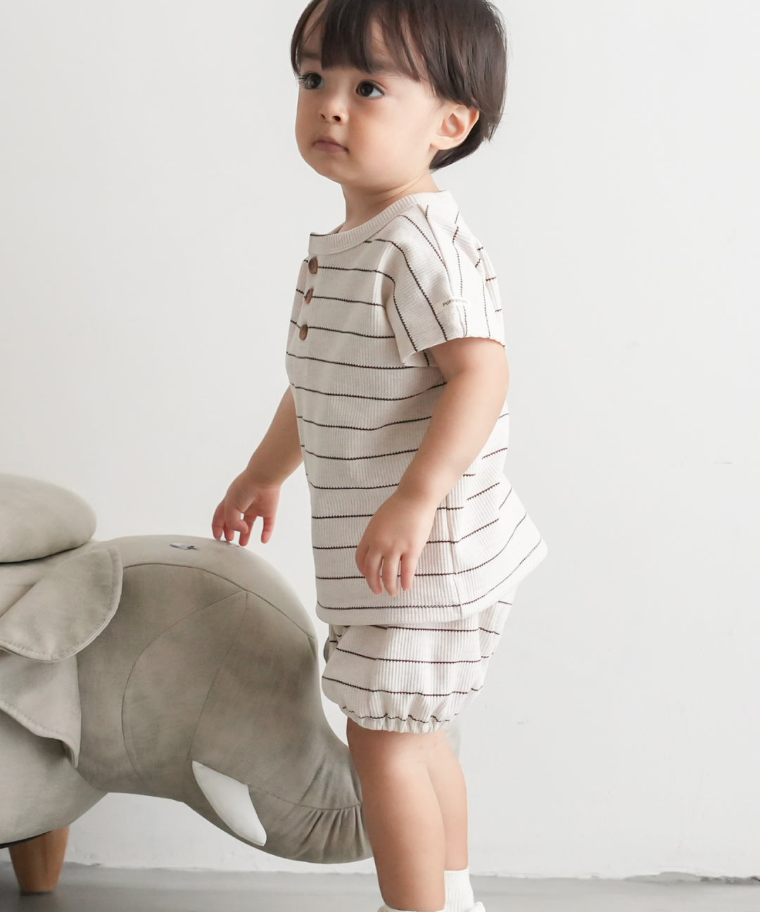 Short-Sleeve T-Shirt &amp; Shorts Set (Waffle)