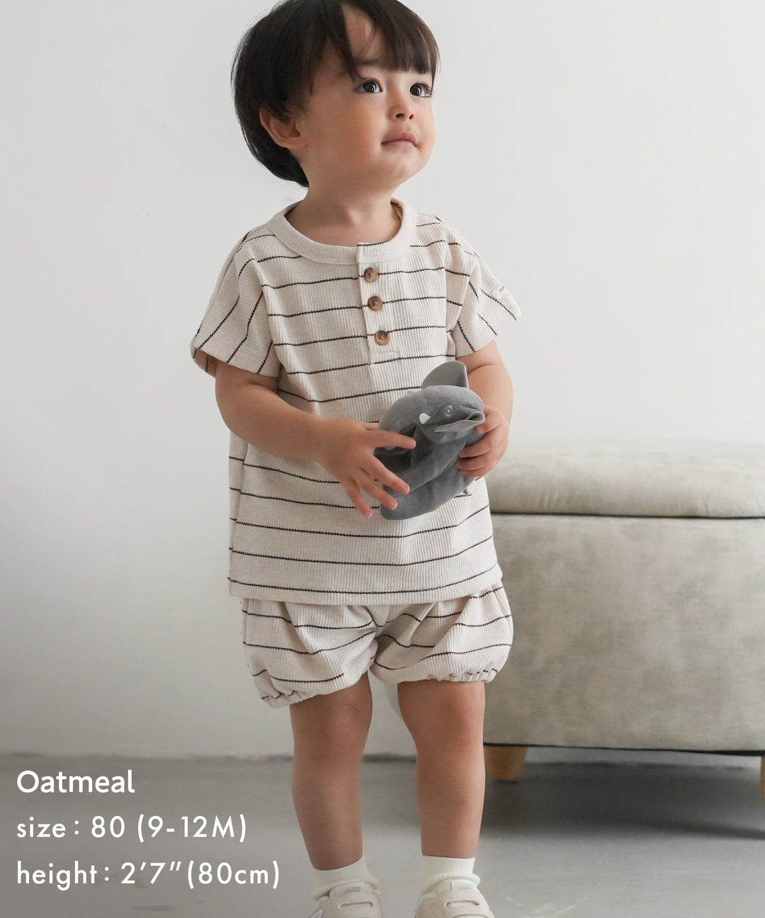 Short-Sleeve T-Shirt &amp; Shorts Set (Waffle)