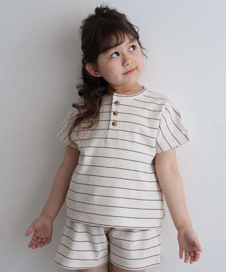 Short-Sleeve T-Shirt &amp; Shorts Set (Waffle)