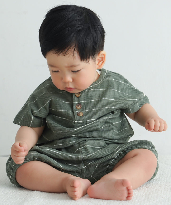 Short-Sleeve T-Shirt &amp; Shorts Set (Waffle)