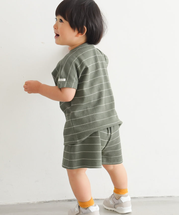 Short-Sleeve T-Shirt &amp; Shorts Set (Waffle)