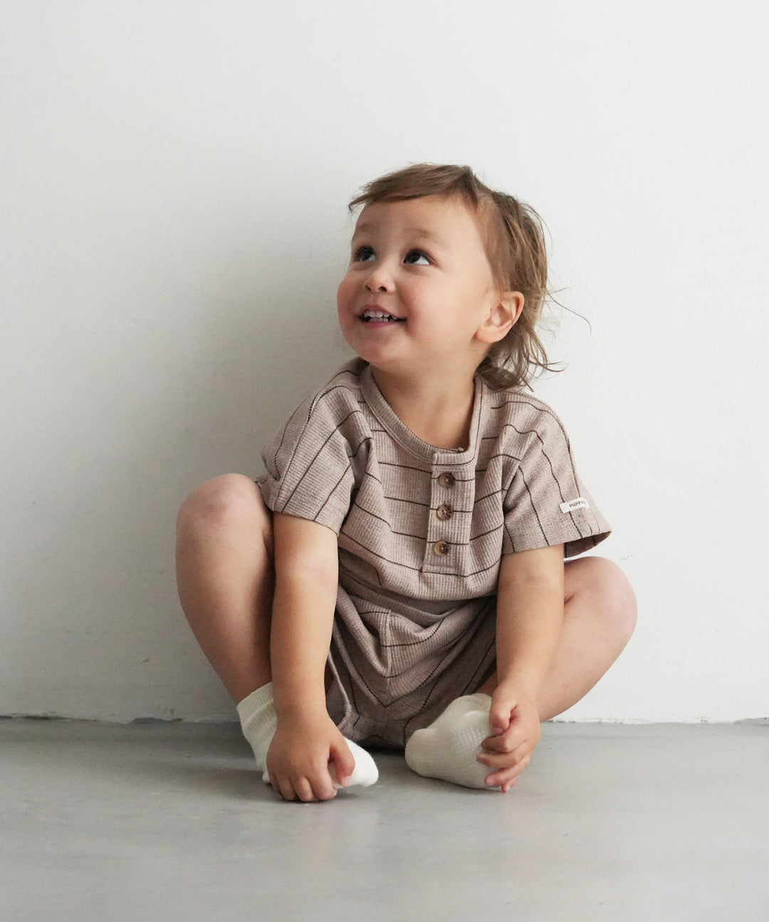 Short-Sleeve T-Shirt &amp; Shorts Set (Waffle)