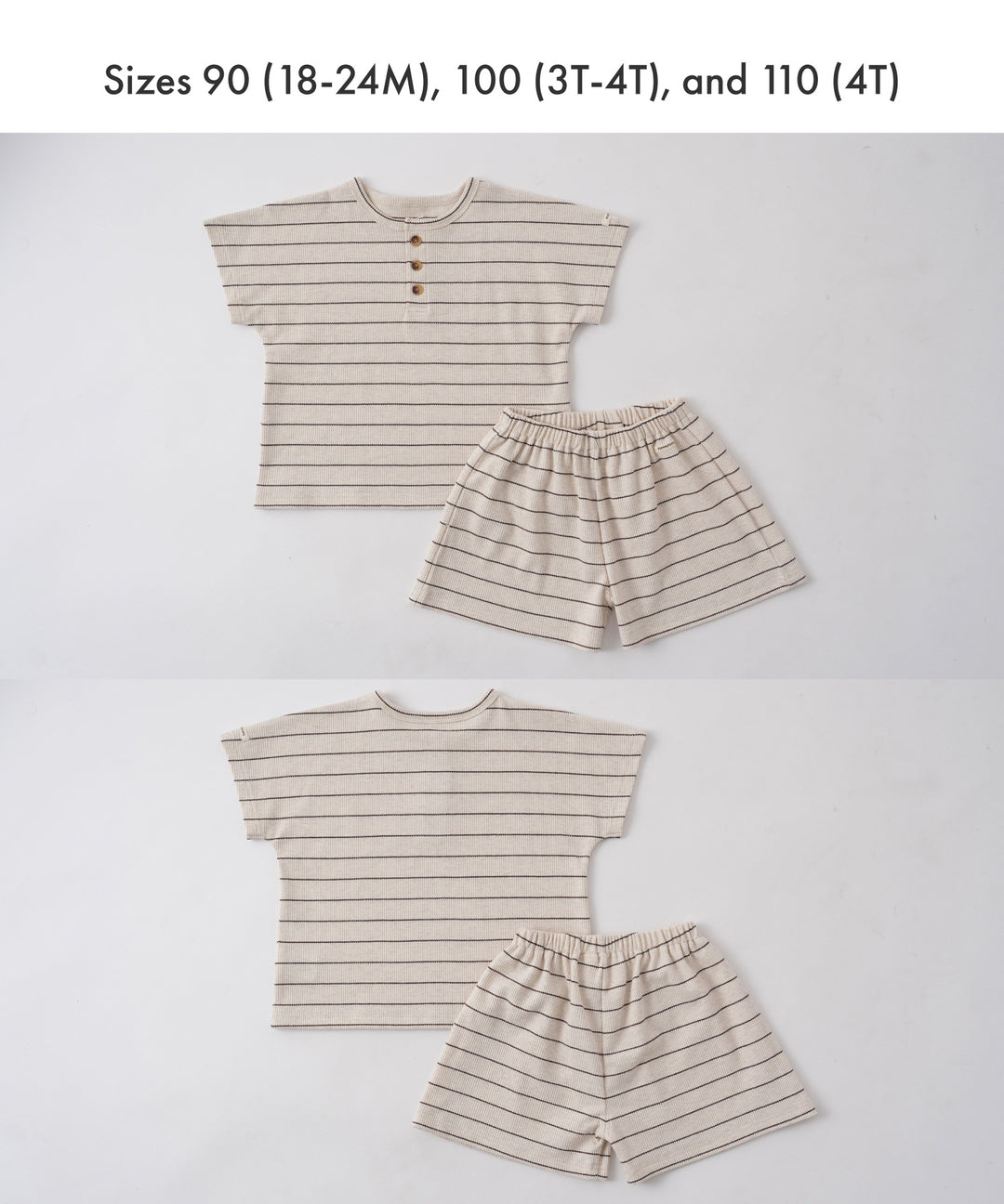 Short-Sleeve T-Shirt &amp; Shorts Set (Waffle)