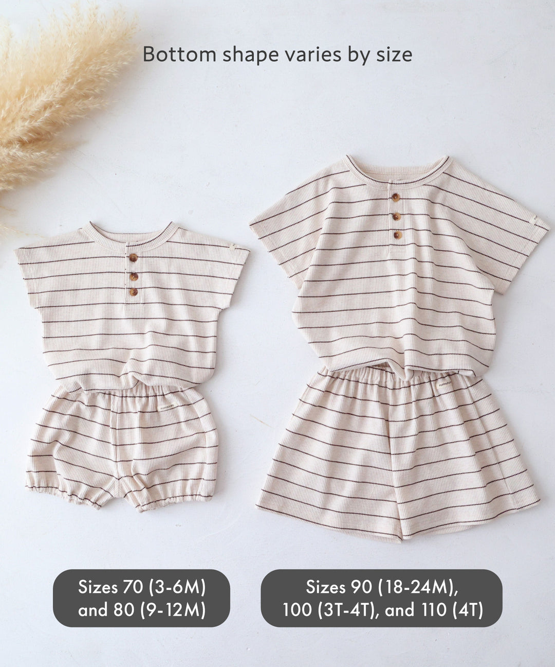 Short-Sleeve T-Shirt &amp; Shorts Set (Waffle)