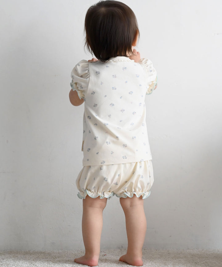 Puff-Sleeve Short-Sleeve T-Shirt &amp; Shorts Set