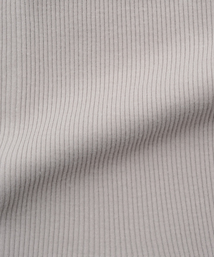 Short-Sleeve Ribbed Romper