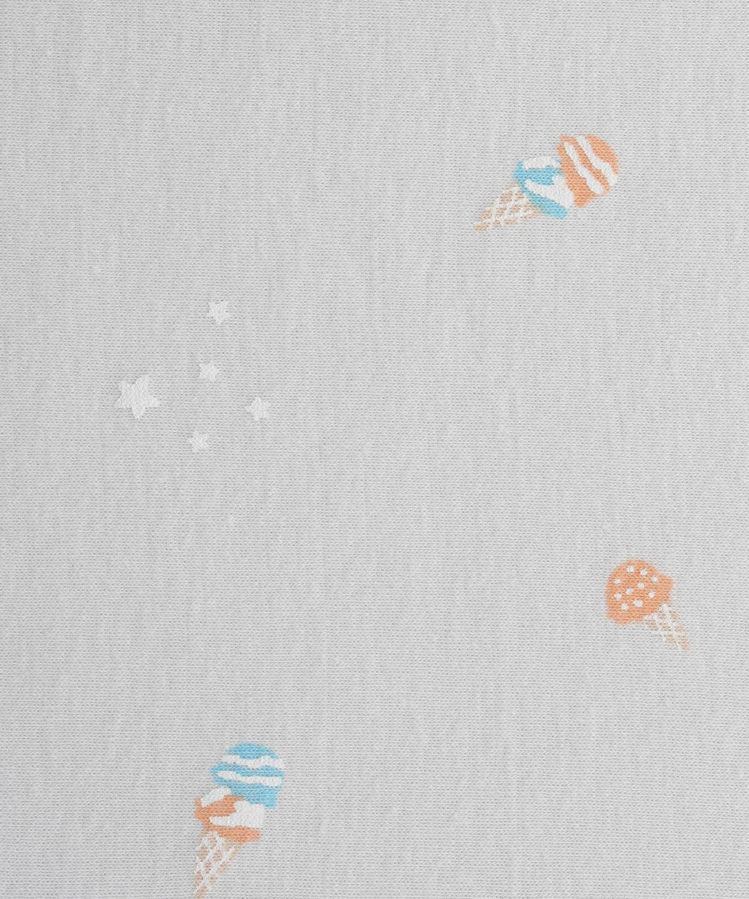 Baby Short-Sleeve Stretch Knit Pajamas (Fraise Stitch)