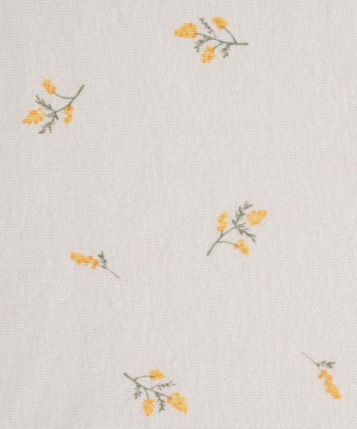 Baby Short-Sleeve Stretch Knit Pajamas (Fraise Stitch)