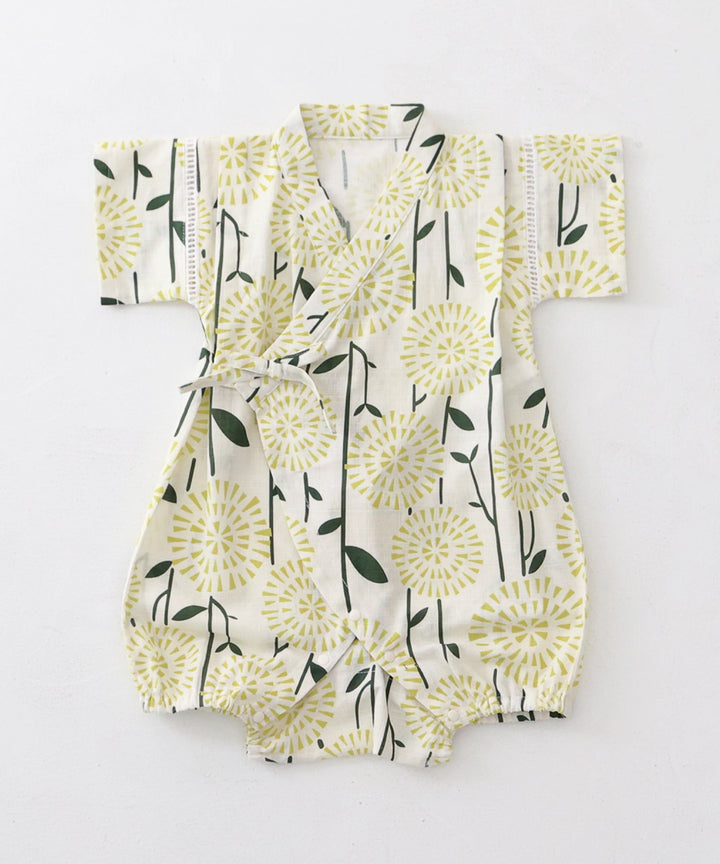 Boys 'Jinbei Romper (ชุดฤดูร้อนญี่ปุ่นแบบดั้งเดิม)