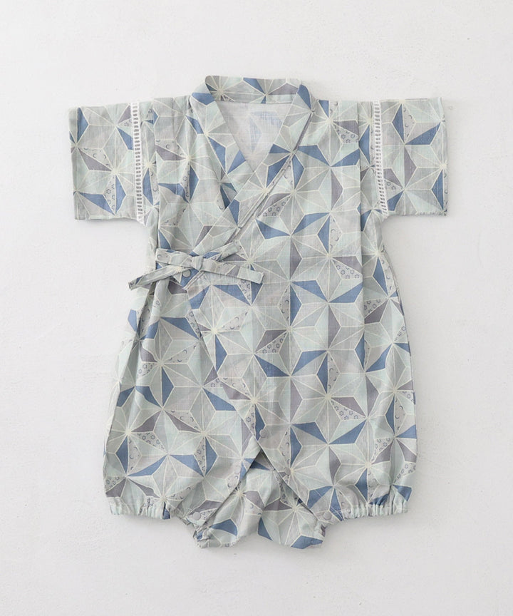 Boys' Jinbei Romper (Traditional Japanese Summer Wear)