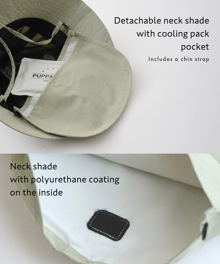 หมวกซาฟารีพร้อมกระเป๋าน้ำแข็ง