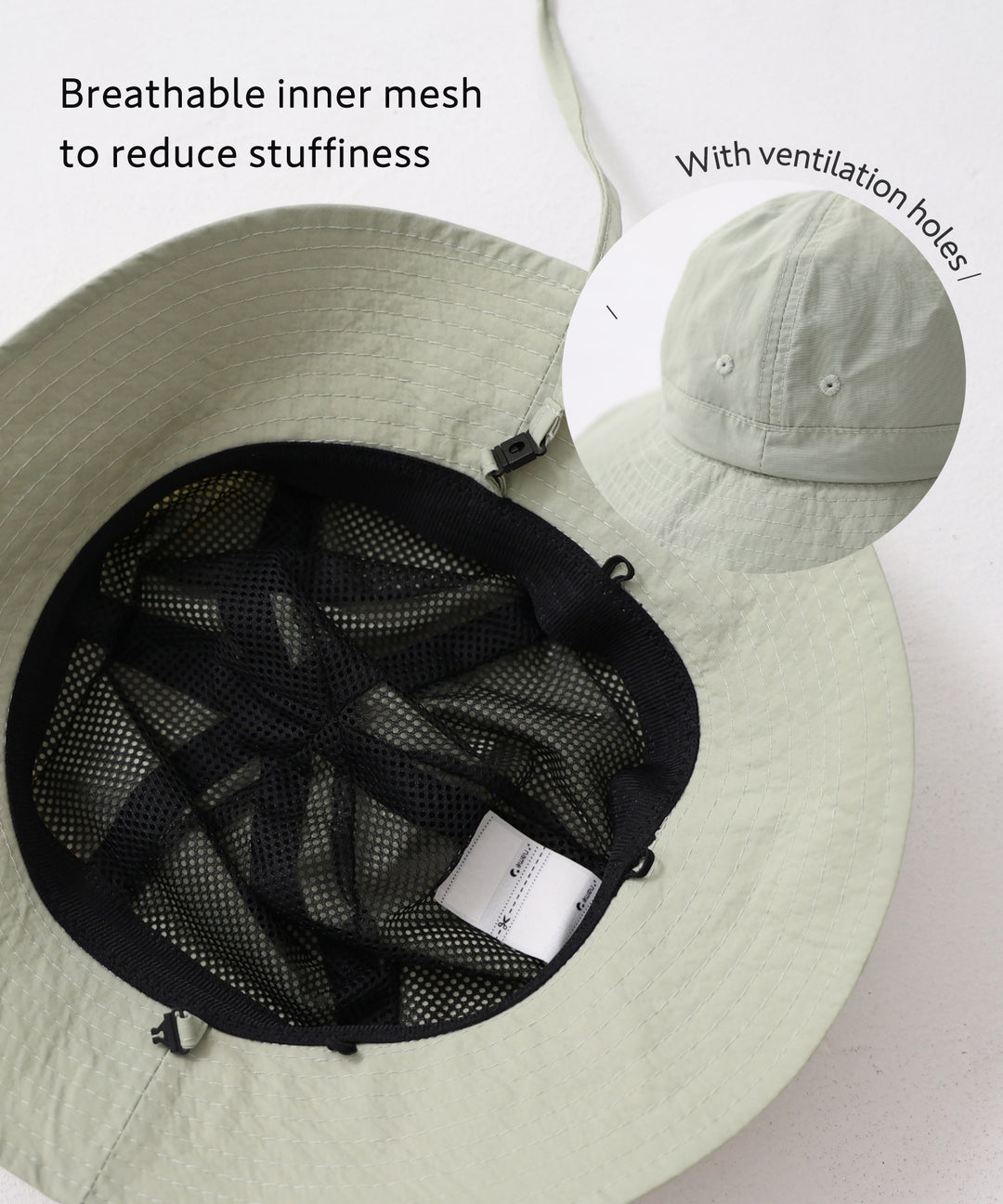 หมวกซาฟารีพร้อมกระเป๋าน้ำแข็ง