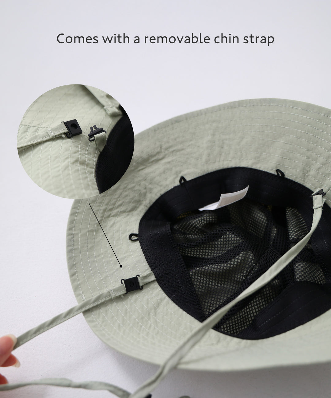 หมวกซาฟารีพร้อมกระเป๋าน้ำแข็ง