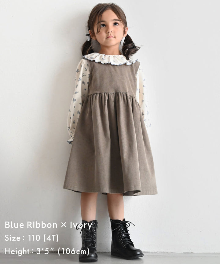 【AW】Frill-Collar Long-Sleeve T-Shirt