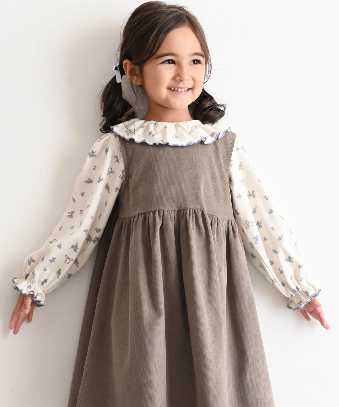 【AW】Frill-Collar Long-Sleeve T-Shirt