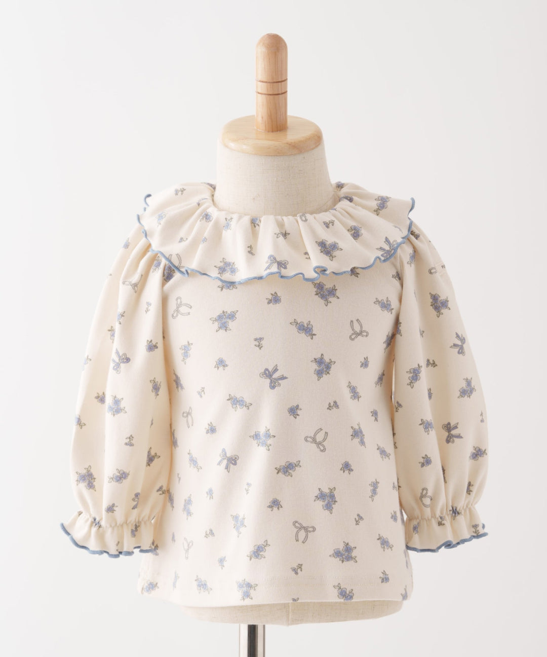 【AW】Frill-Collar Long-Sleeve T-Shirt