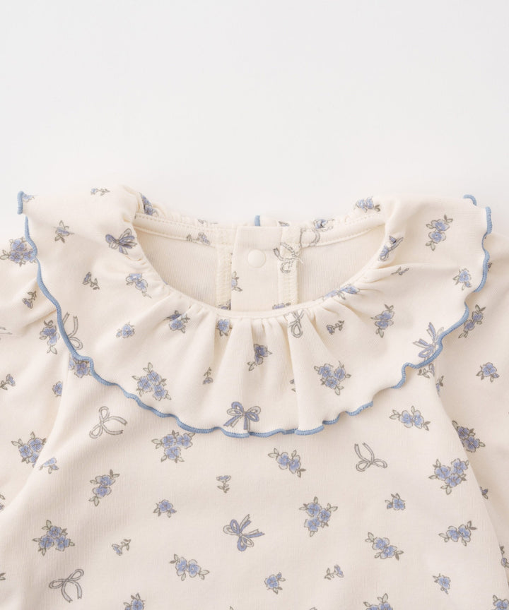 【AW】Frill-Collar Long-Sleeve T-Shirt