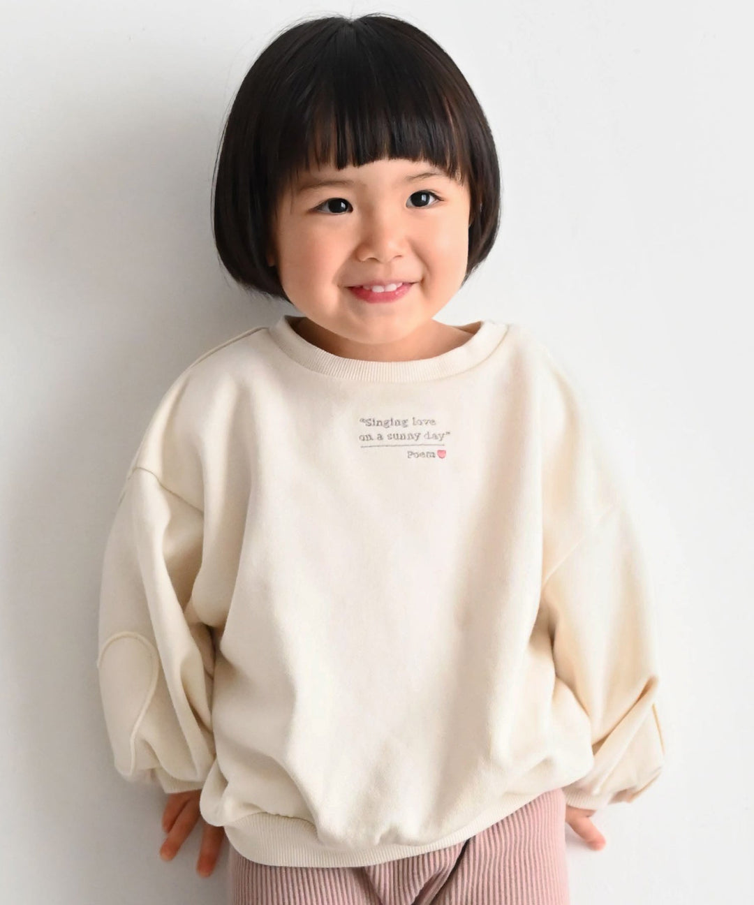 Sweatshirt with Sleeve Patch