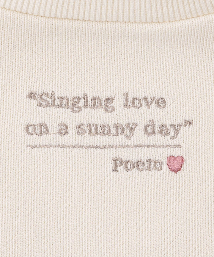 Sweatshirt with Sleeve Patch