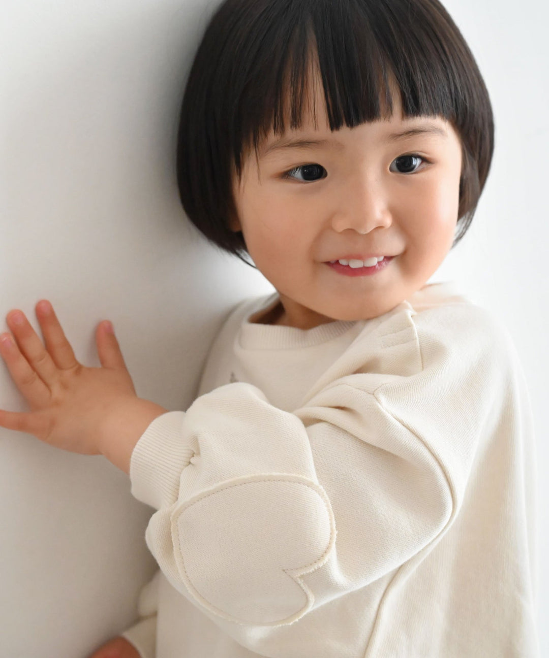 Sweatshirt with Sleeve Patch