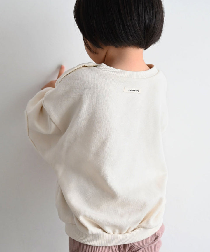 Sweatshirt with Sleeve Patch