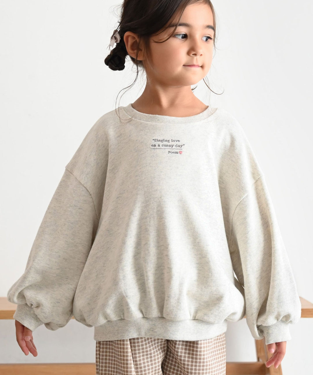 Sweatshirt with Sleeve Patch