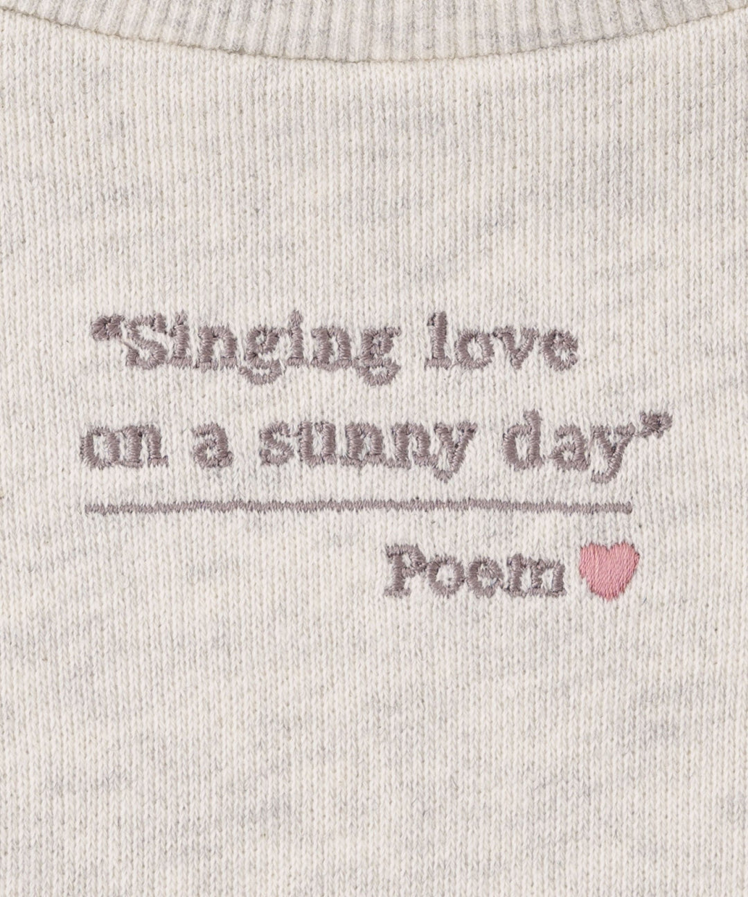 Sweatshirt with Sleeve Patch