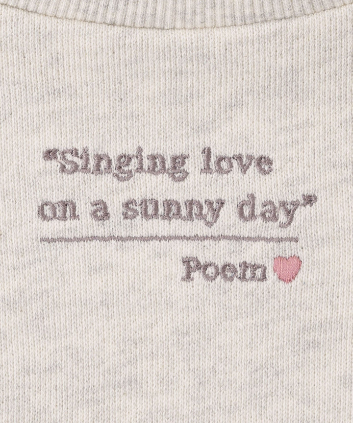 Sweatshirt with Sleeve Patch