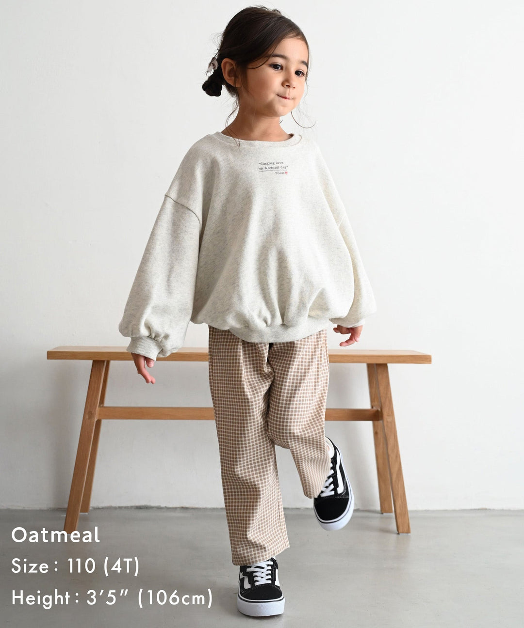 Sweatshirt with Sleeve Patch