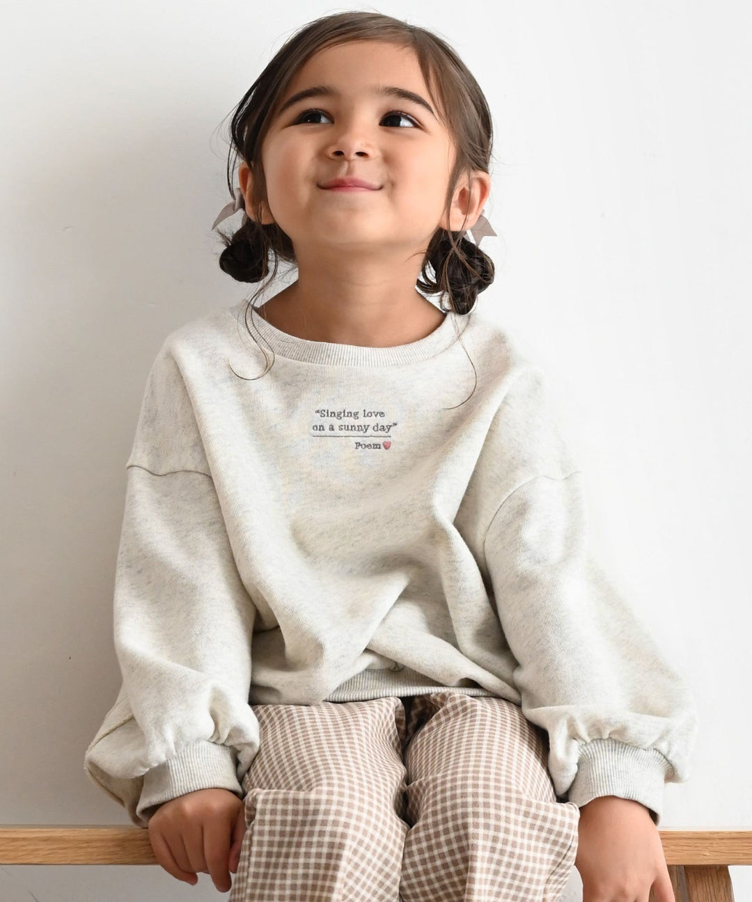 Sweatshirt with Sleeve Patch