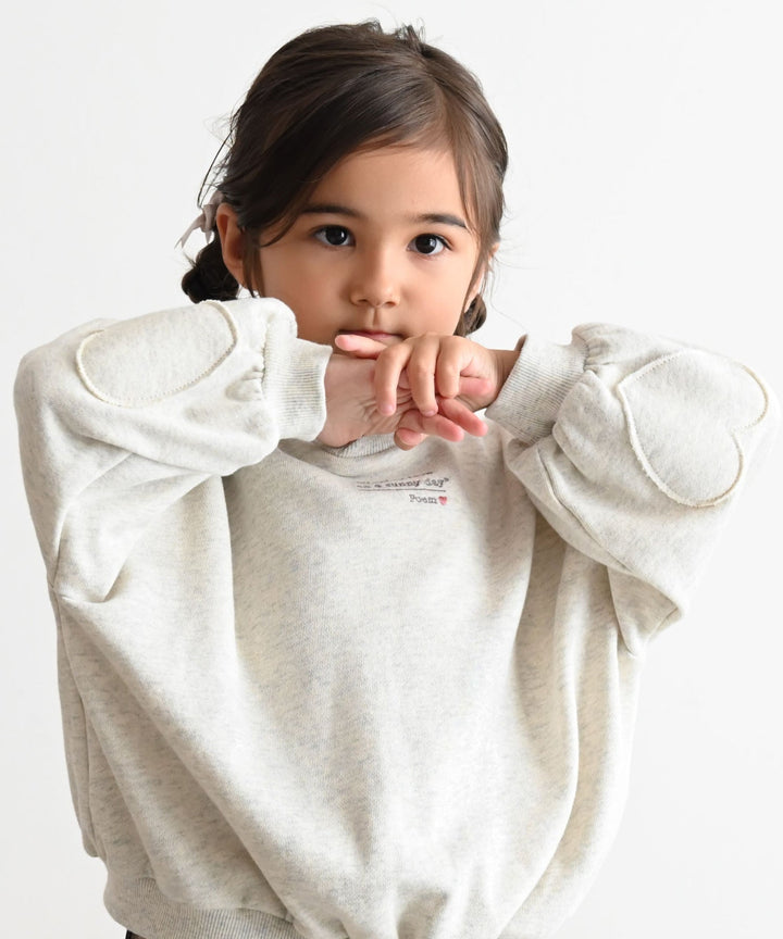 Sweatshirt with Sleeve Patch