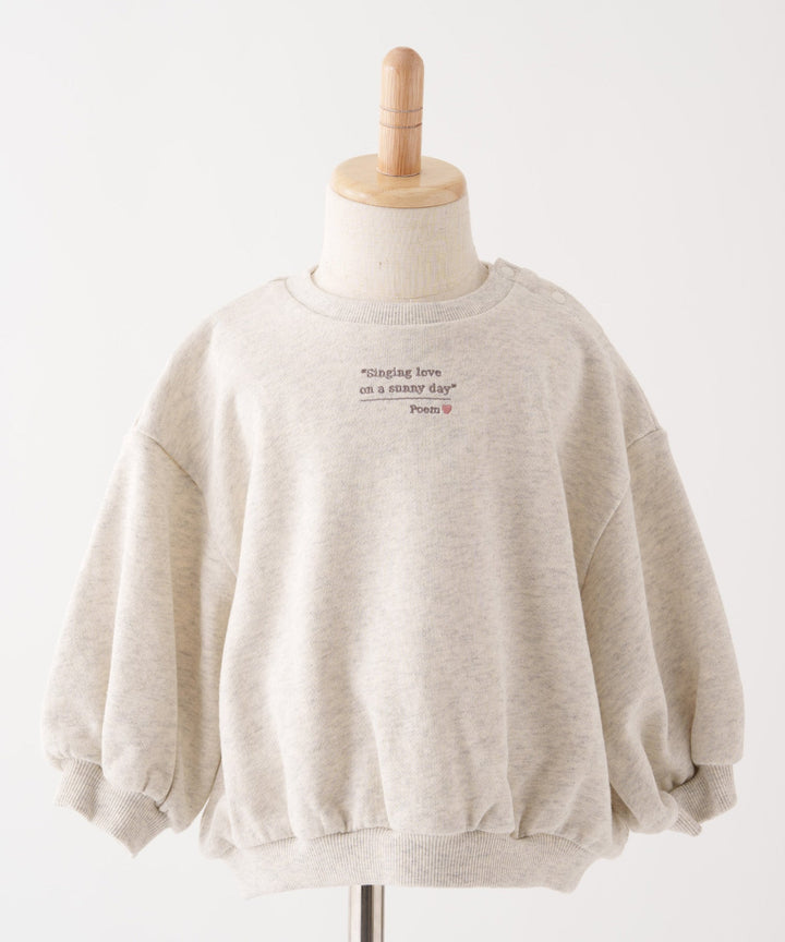 Sweatshirt with Sleeve Patch