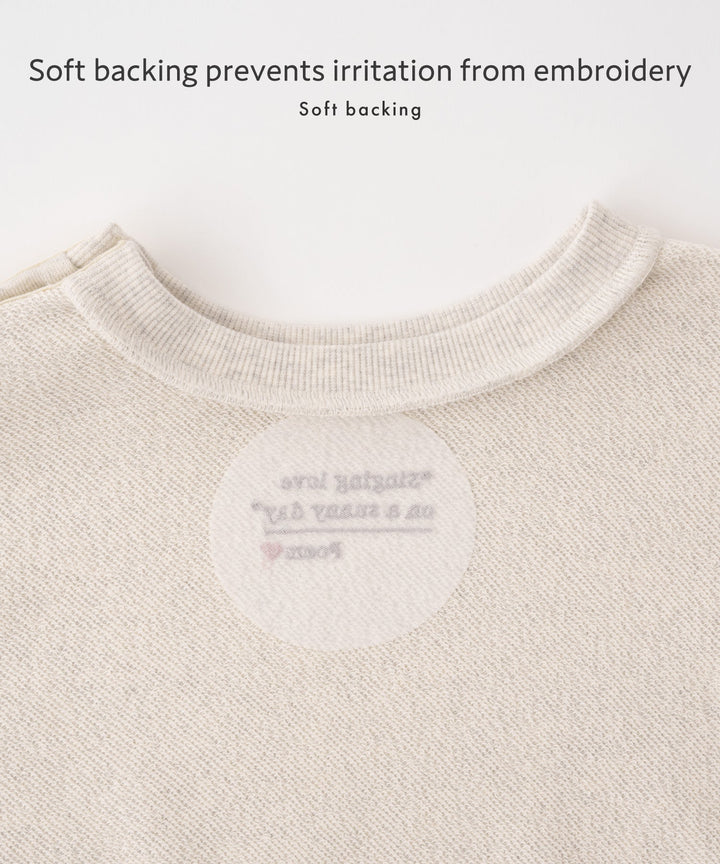 Sweatshirt with Sleeve Patch