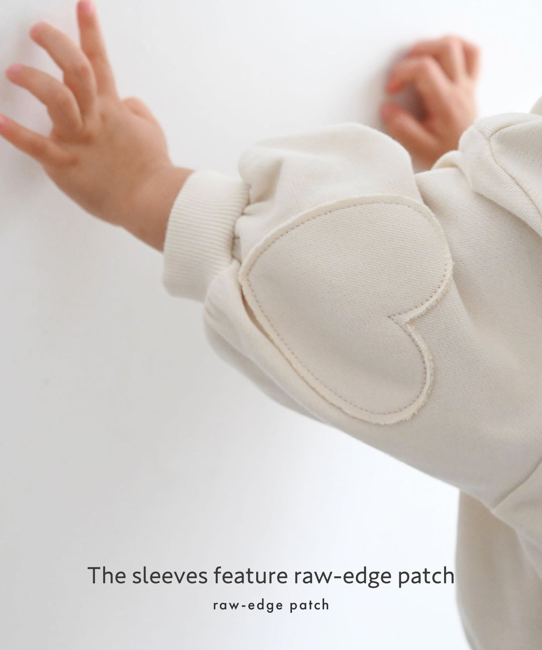 Sweatshirt with Sleeve Patch