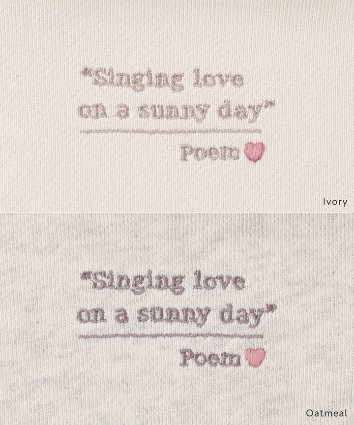 Sweatshirt with Sleeve Patch