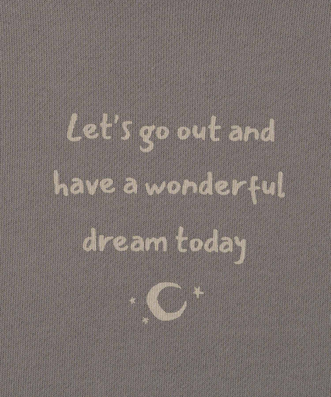 Sweatshirt with Lettuce-Stitched Hem