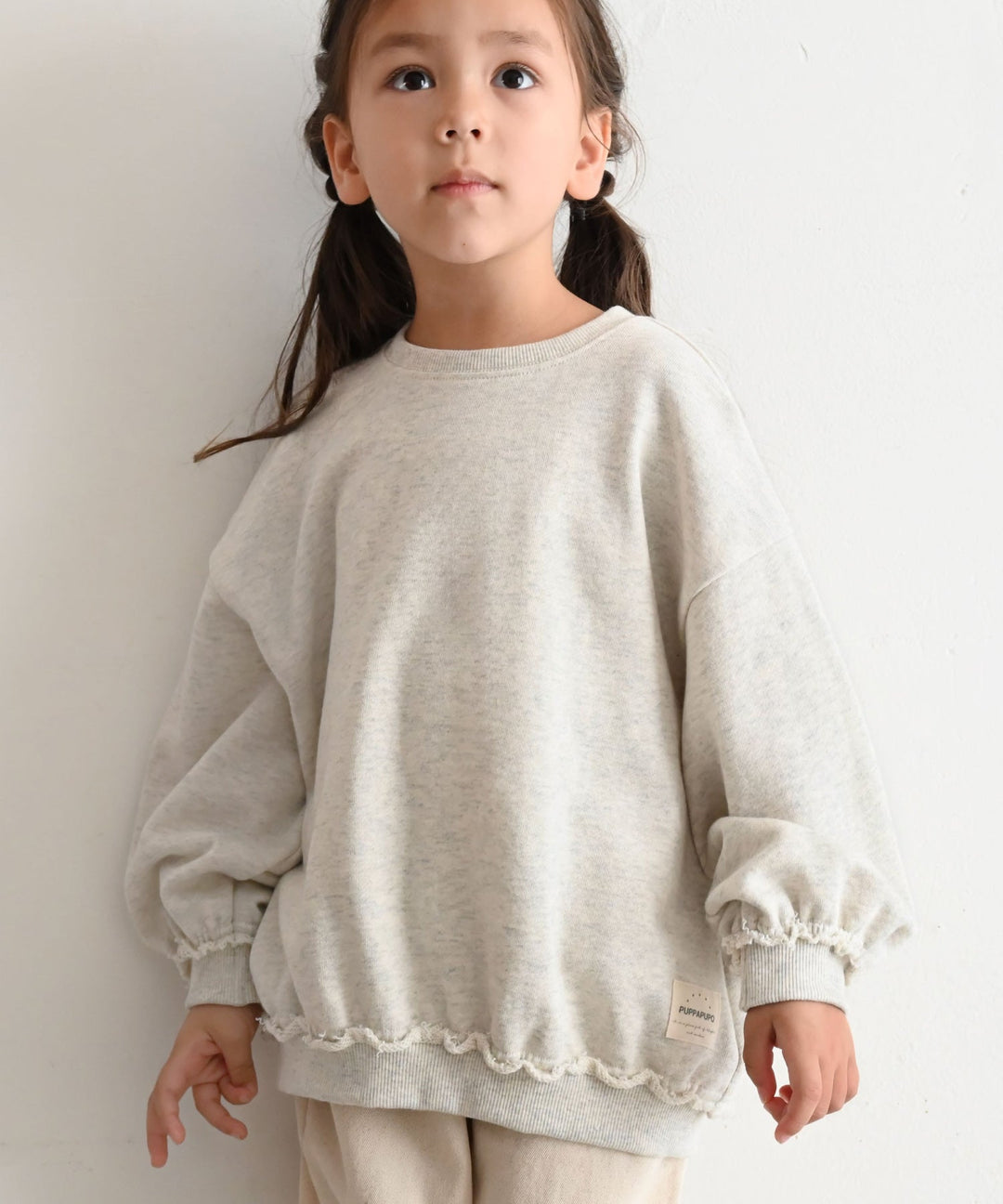 Raw-Cut Hem Sweatshirt