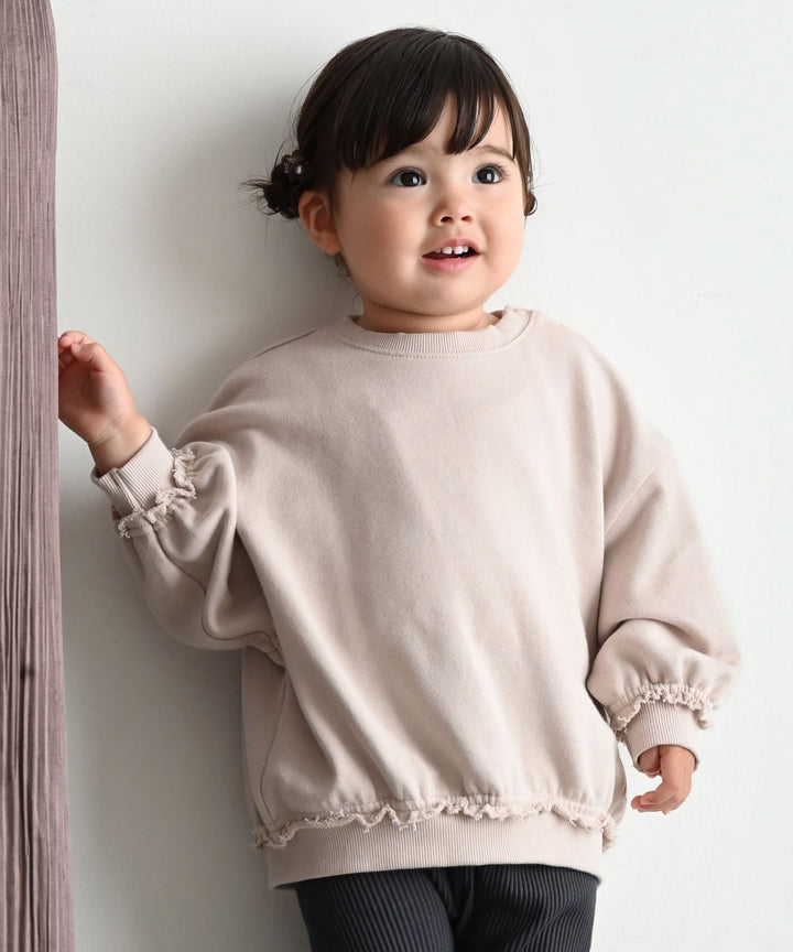 Raw-Cut Hem Sweatshirt