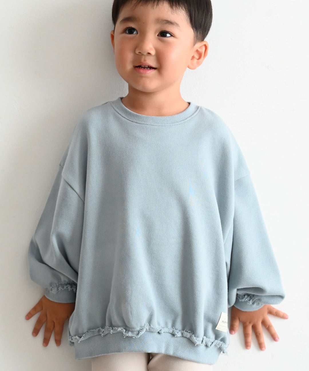 Raw-Cut Hem Sweatshirt